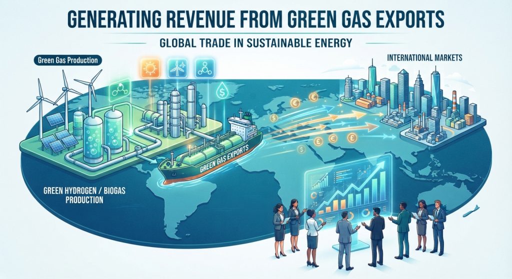 Generate Revenue from Green Gas Exports